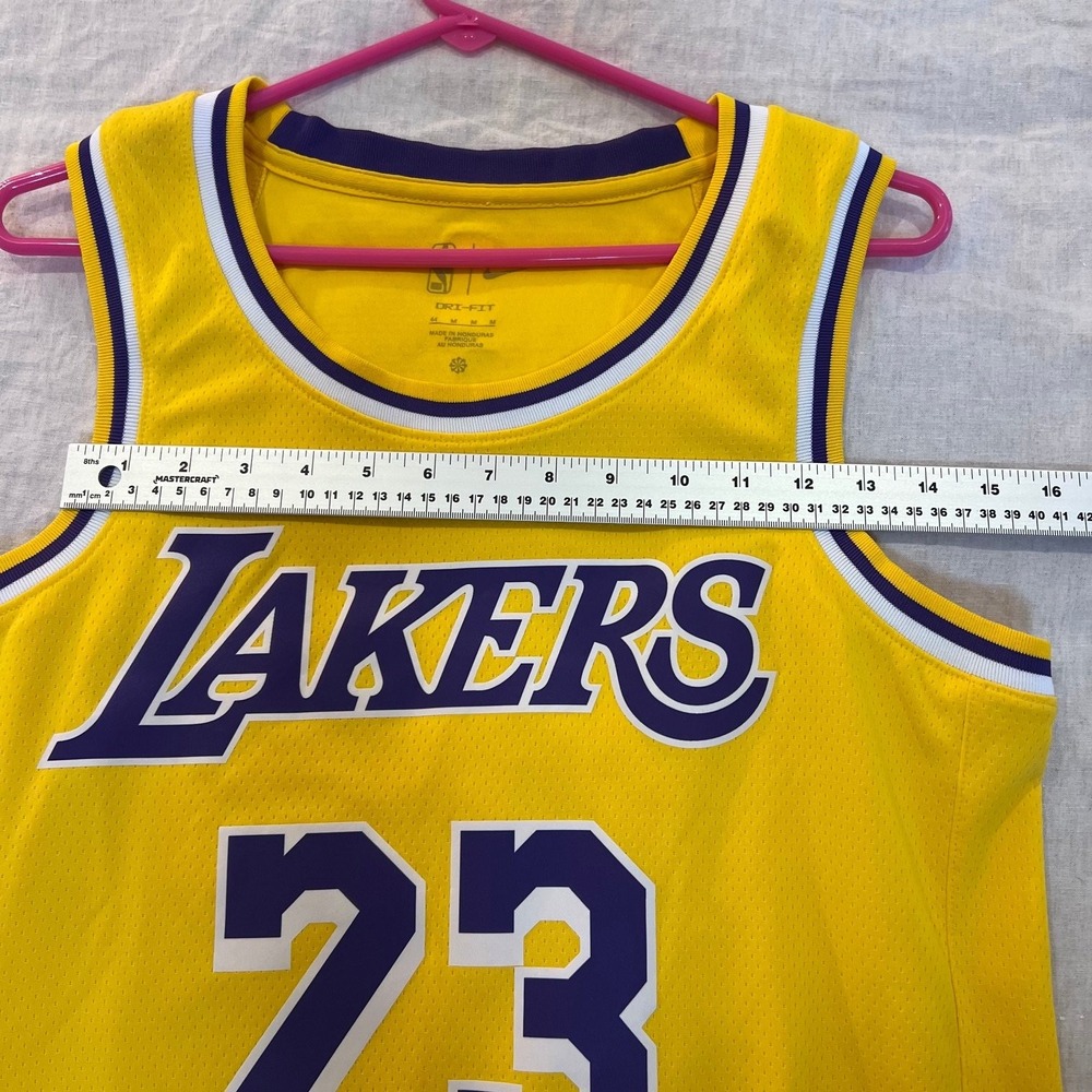 Nike LeBron James Los Angeles Lakers Icon Edition NBA Jersey Men's Size M 44 - Picture 9 of 13